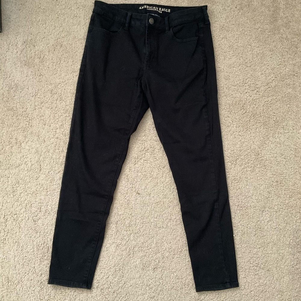 AE American Eagle Super Super Stretch X Jeggings, Size 14